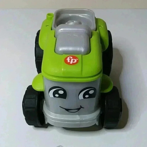 Fisher Price Little‎ People Green Farm Tractor Vehicle Toy - Picture 5 of 7